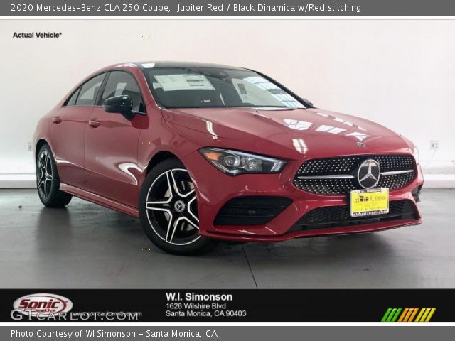 2020 Mercedes-Benz CLA 250 Coupe in Jupiter Red