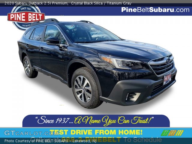 2020 Subaru Outback 2.5i Premium in Crystal Black Silica