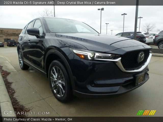 2020 Mazda CX-5 Signature AWD in Deep Crystal Blue Mica