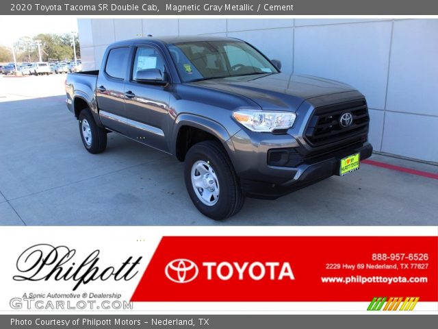 2020 Toyota Tacoma SR Double Cab in Magnetic Gray Metallic