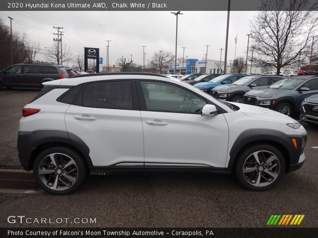 2020 Hyundai Kona Ultimate AWD in Chalk White
