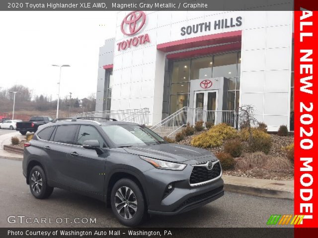 2020 Toyota Highlander XLE AWD in Magnetic Gray Metallic