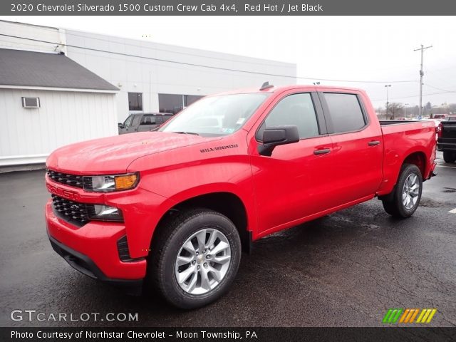 2020 Chevrolet Silverado 1500 Custom Crew Cab 4x4 in Red Hot