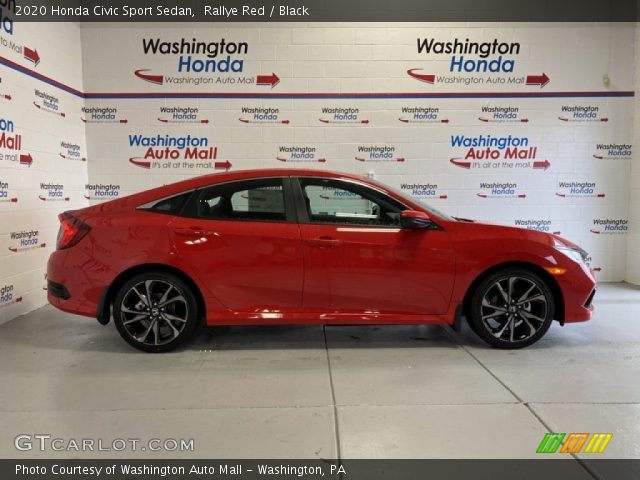 2020 Honda Civic Sport Sedan in Rallye Red