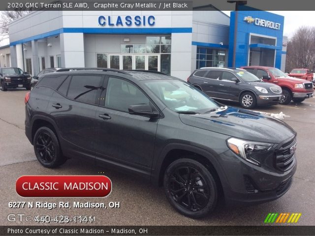 2020 GMC Terrain SLE AWD in Graphite Gray Metallic