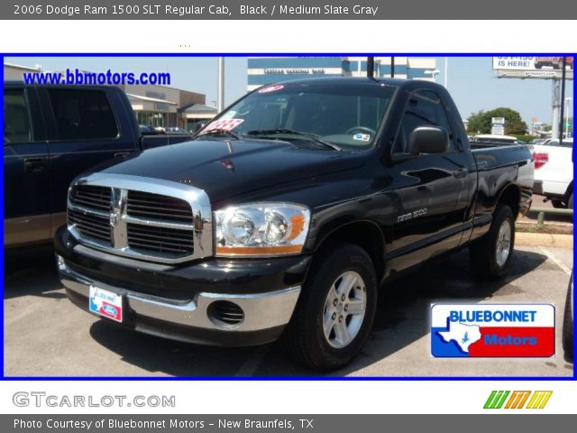 2006 Dodge Ram 1500 SLT Regular Cab in Black