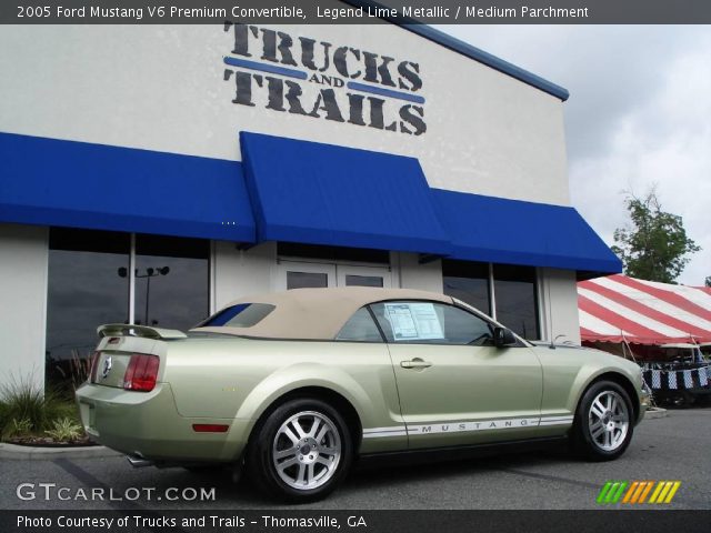 2005 Ford Mustang V6 Premium Convertible in Legend Lime Metallic