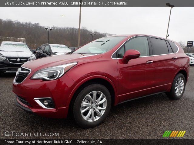 2020 Buick Envision Preferred AWD in Chili Red Metallic