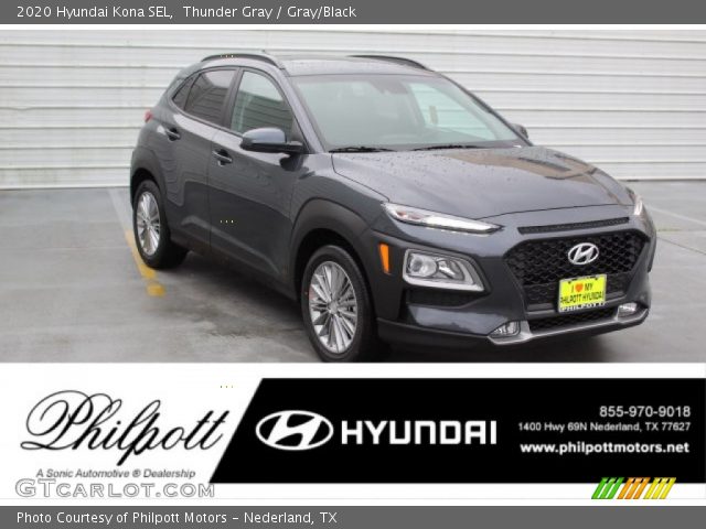 2020 Hyundai Kona SEL in Thunder Gray
