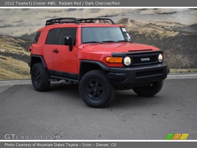 2012 Toyota FJ Cruiser 4WD in Radiant Red