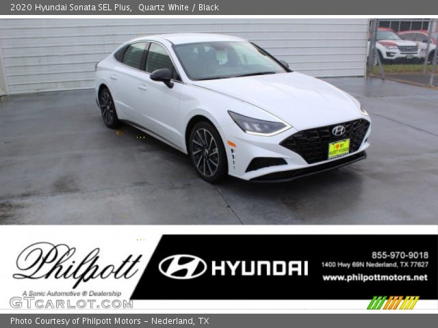 2020 Hyundai Sonata SEL Plus in Quartz White