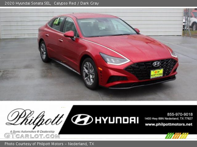 2020 Hyundai Sonata SEL in Calypso Red