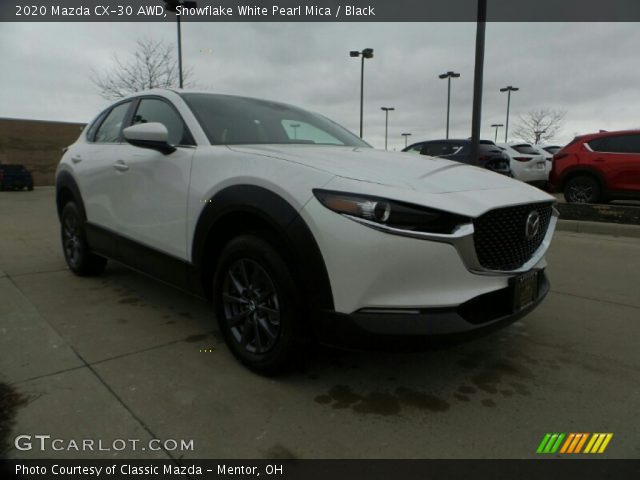 2020 Mazda CX-30 AWD in Snowflake White Pearl Mica