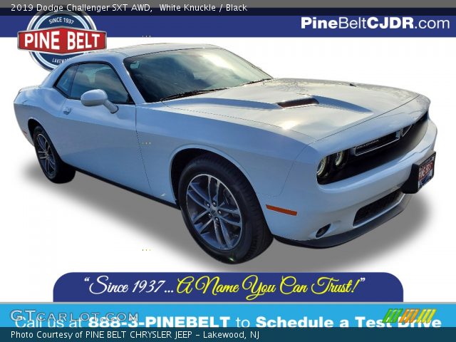 2019 Dodge Challenger SXT AWD in White Knuckle