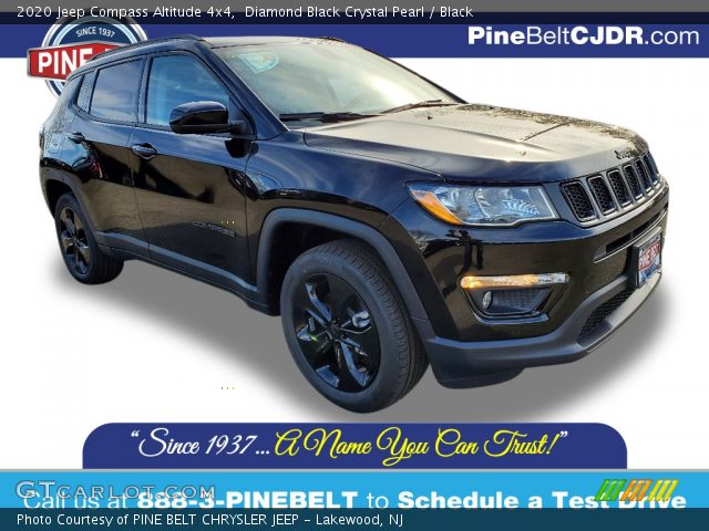 2020 Jeep Compass Altitude 4x4 in Diamond Black Crystal Pearl