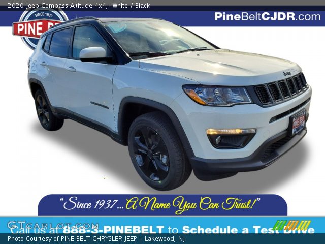2020 Jeep Compass Altitude 4x4 in White