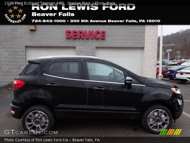 2020 Ford EcoSport Titanium 4WD in Shadow Black