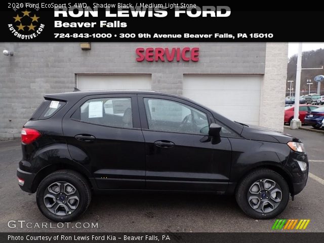 2020 Ford EcoSport S 4WD in Shadow Black