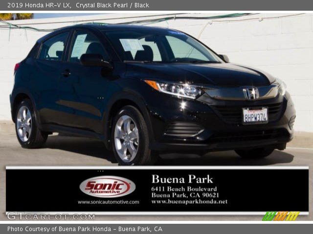 2019 Honda HR-V LX in Crystal Black Pearl