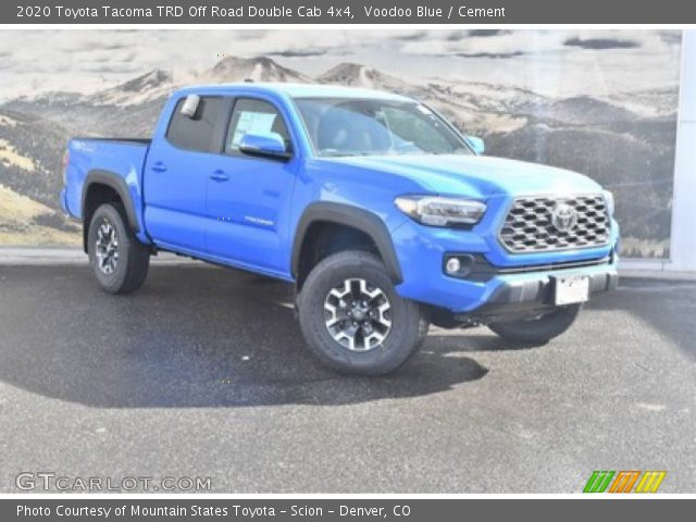 2020 Toyota Tacoma TRD Off Road Double Cab 4x4 in Voodoo Blue