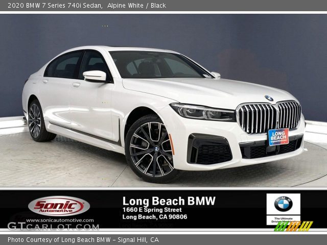 2020 BMW 7 Series 740i Sedan in Alpine White