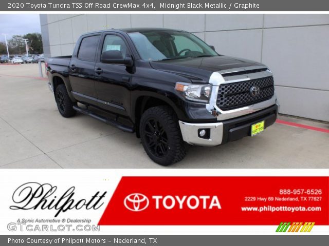 2020 Toyota Tundra TSS Off Road CrewMax 4x4 in Midnight Black Metallic