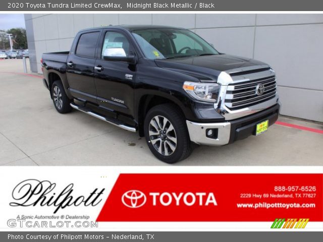 2020 Toyota Tundra Limited CrewMax in Midnight Black Metallic