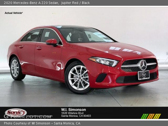 2020 Mercedes-Benz A 220 Sedan in Jupiter Red