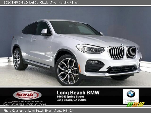 2020 BMW X4 xDrive30i in Glacier Silver Metallic