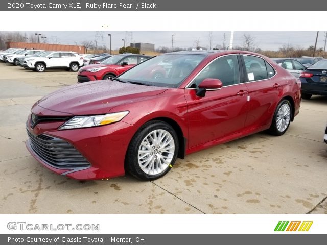2020 Toyota Camry XLE in Ruby Flare Pearl
