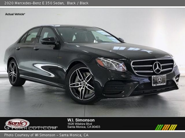 2020 Mercedes-Benz E 350 Sedan in Black