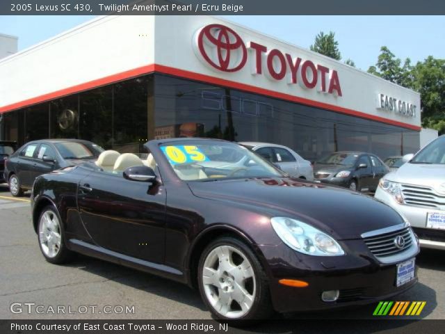 2005 Lexus SC 430 in Twilight Amethyst Pearl