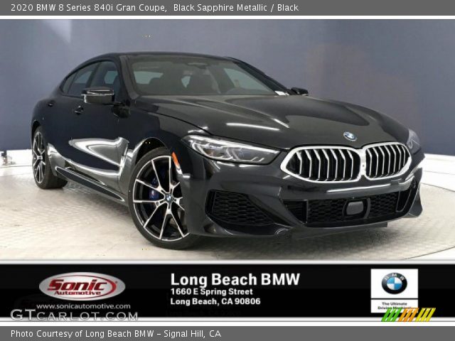 2020 BMW 8 Series 840i Gran Coupe in Black Sapphire Metallic