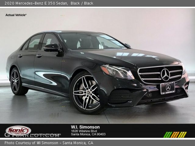 2020 Mercedes-Benz E 350 Sedan in Black