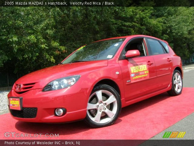 2005 Mazda MAZDA3 s Hatchback in Velocity Red Mica