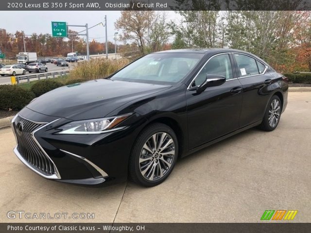 2020 Lexus ES 350 F Sport AWD in Obsidian