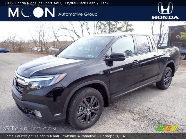 2019 Honda Ridgeline Sport AWD in Crystal Black Pearl