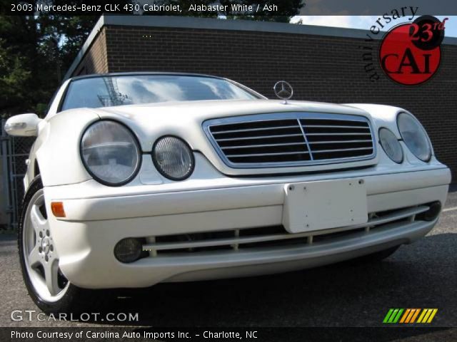 2003 Mercedes-Benz CLK 430 Cabriolet in Alabaster White