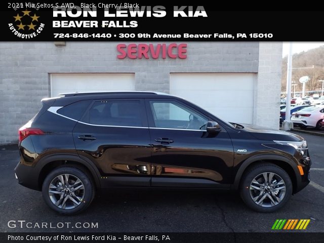 2021 Kia Seltos S AWD in Black Cherry