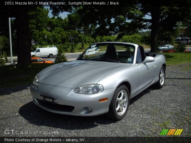 2001 Mazda MX-5 Miata Roadster in Sunlight Silver Metallic
