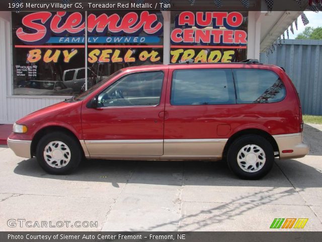 1996 Mercury Villager GS in Toreador Red Metallic
