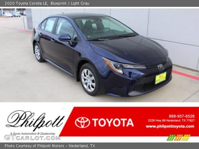 2020 Toyota Corolla LE in Blueprint