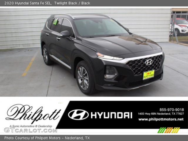 2020 Hyundai Santa Fe SEL in Twilight Black