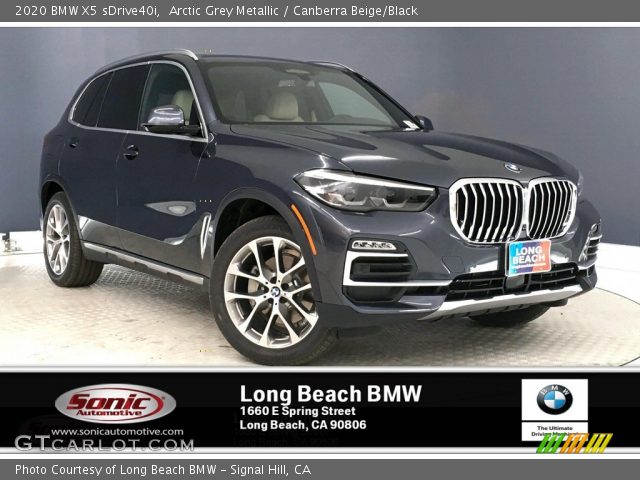 2020 BMW X5 sDrive40i in Arctic Grey Metallic