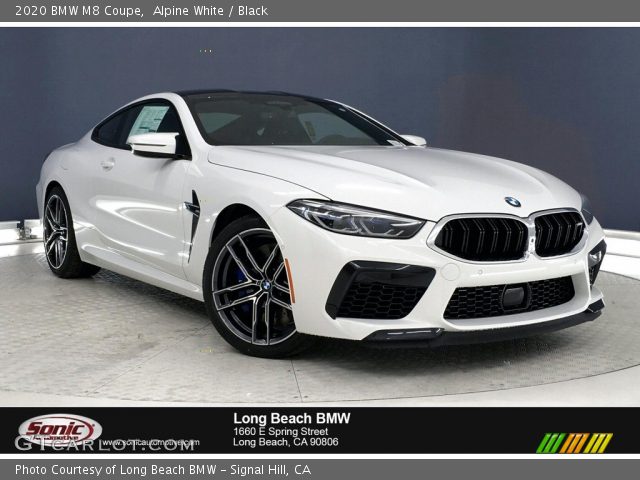 2020 BMW M8 Coupe in Alpine White