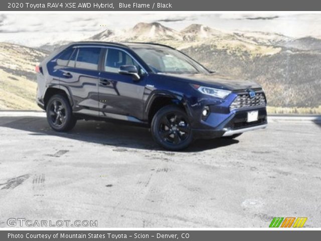 2020 Toyota RAV4 XSE AWD Hybrid in Blue Flame