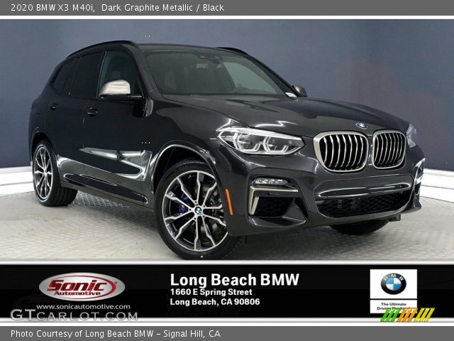 2020 BMW X3 M40i in Dark Graphite Metallic