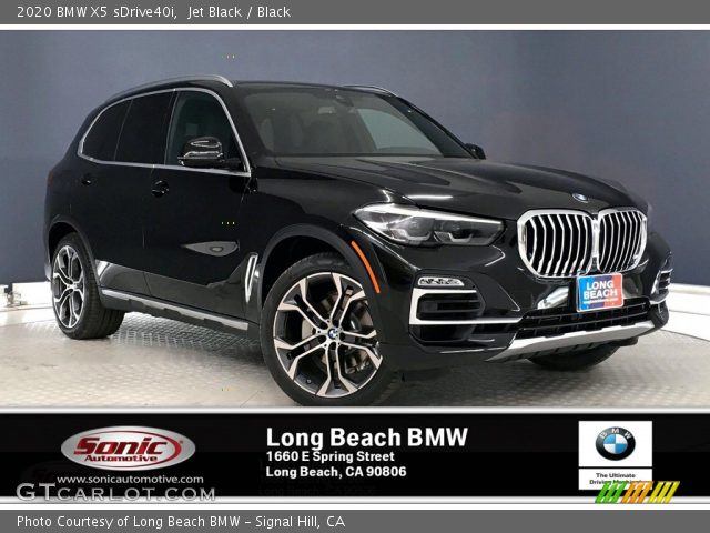 2020 BMW X5 sDrive40i in Jet Black