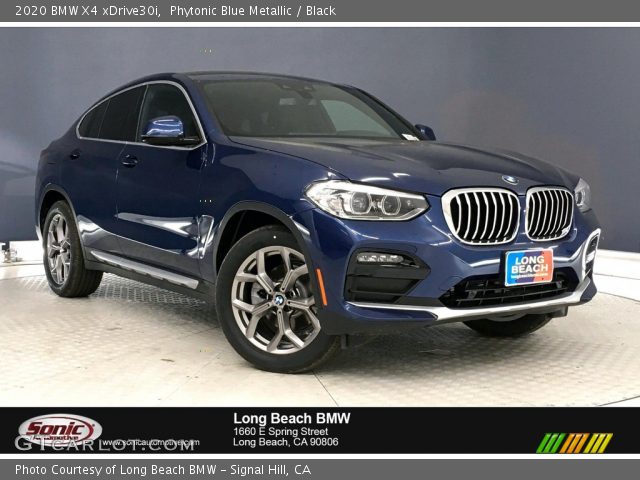 2020 BMW X4 xDrive30i in Phytonic Blue Metallic