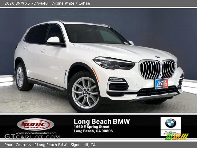 2020 BMW X5 xDrive40i in Alpine White